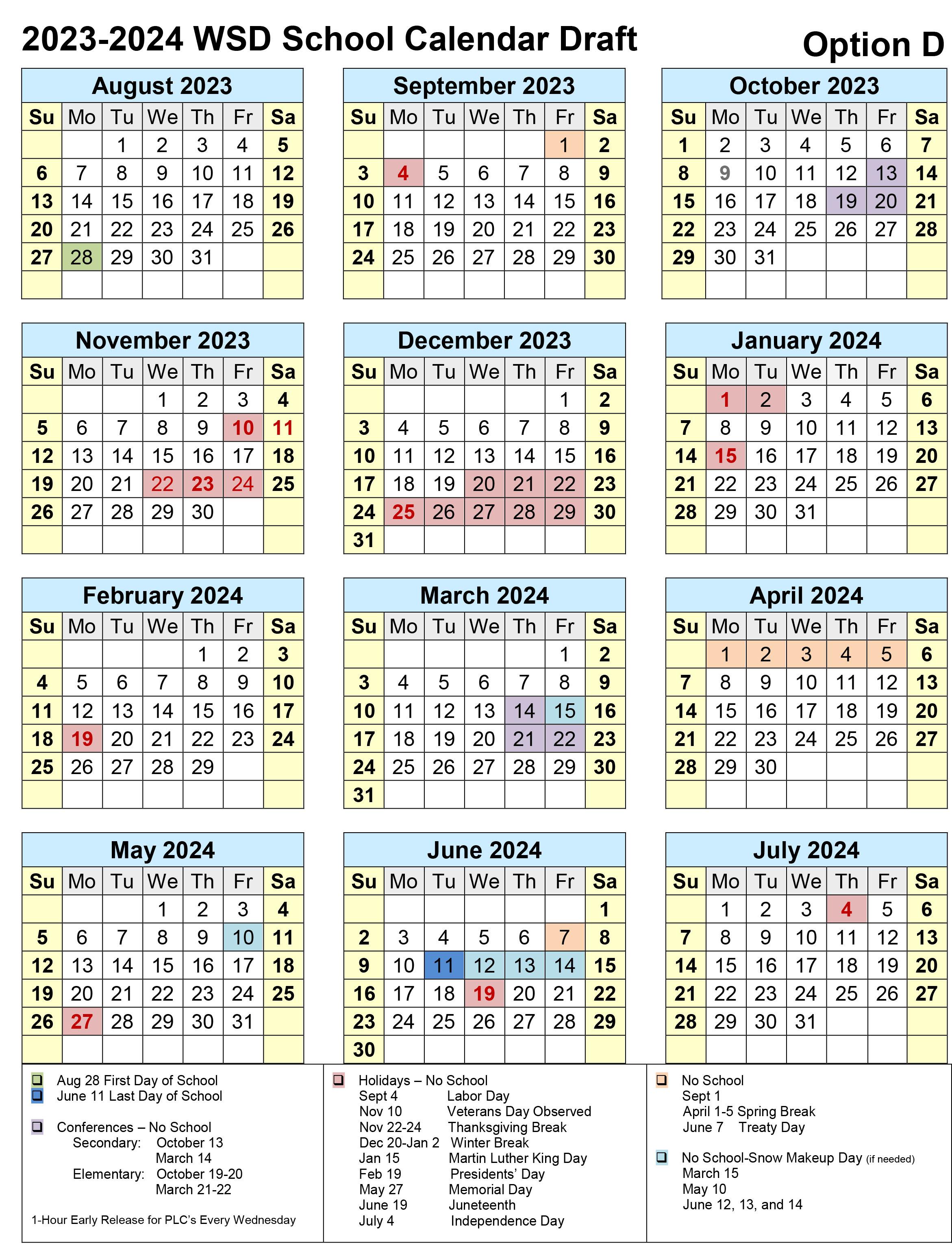 2023-2024 Calendar option D